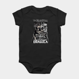 The Munsters, Dragula. (Black & White Version) Baby Bodysuit